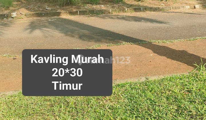 Kavling Murah Luas 600 m² Hadap Timur Modernland  1