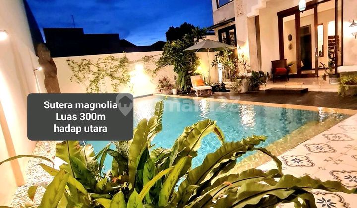 Rumah Mewah Kolam Renang SHM Hadap Utara Sutera Magnolia