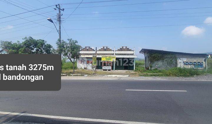 Dijual Tanah 3275 m² Pinggir Jalan Raya Bandongan Magelang 1