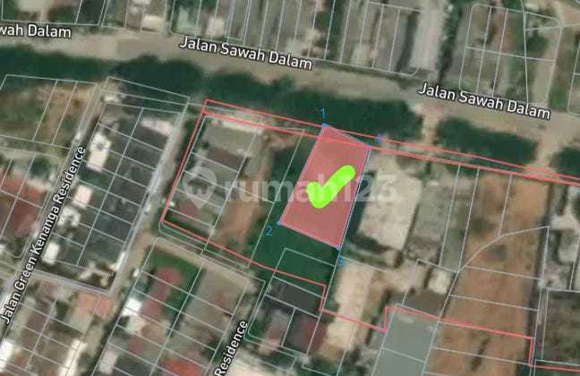 Dijual Tanah Darat Pinggir Jalan Greenlake Cipondoh