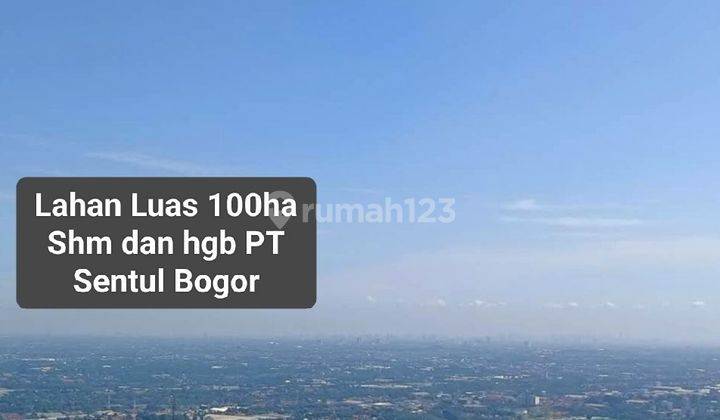 Dijual Tanah luas 100 Hektar Di Desa Tangkil Sentul Bogor 1