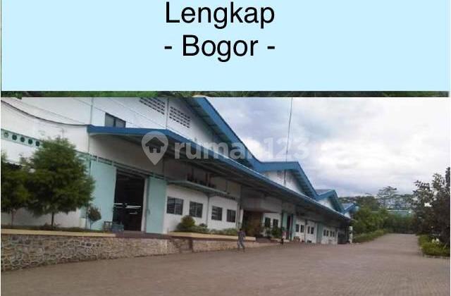 Dijual Pabrik Garmen Bogor. Luas Tanah 27.000 M2. Shm 1