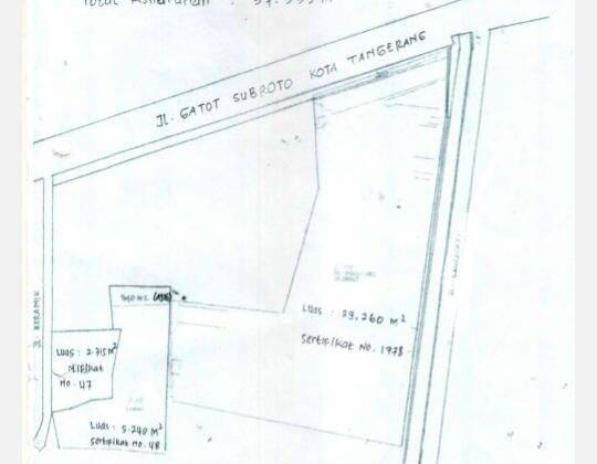 Dijual Tanah Komersil Murah Di Jatiuwung Tangerang Shgb 2