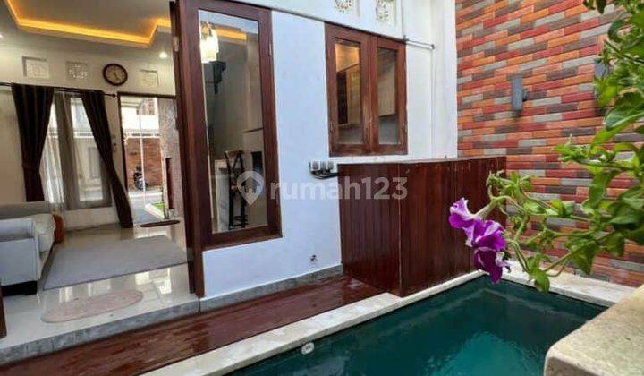 Villa Cantik 2 Lantai 2 Kamar Privat Pool Fully Furnished Tengah Kota Denpasar 1