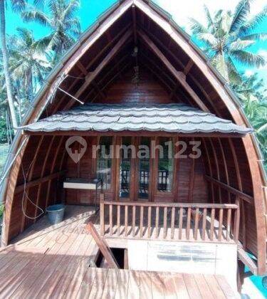 Rent a villa with a wooden house model, private pool, traditional feel, 2 bedrooms, Tanah Lot, Tabanan 2