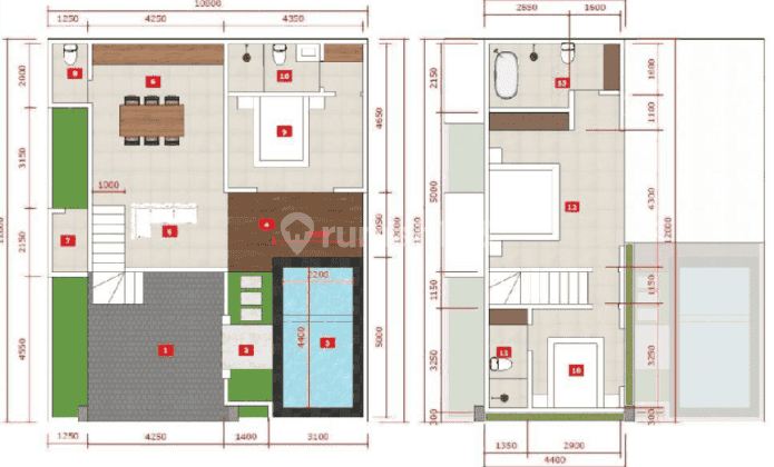 Sell Villa Primary Hook Position Luxury Design Safe Environment 3 Bedrooms Dharmawangsa 1