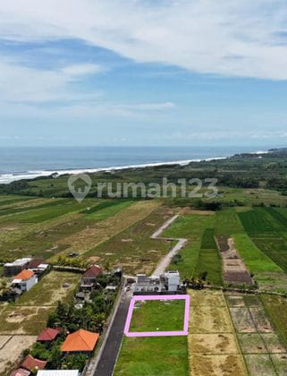 Tanah Hadap Selatan 350m2 Pantai Kelating Tabanan
