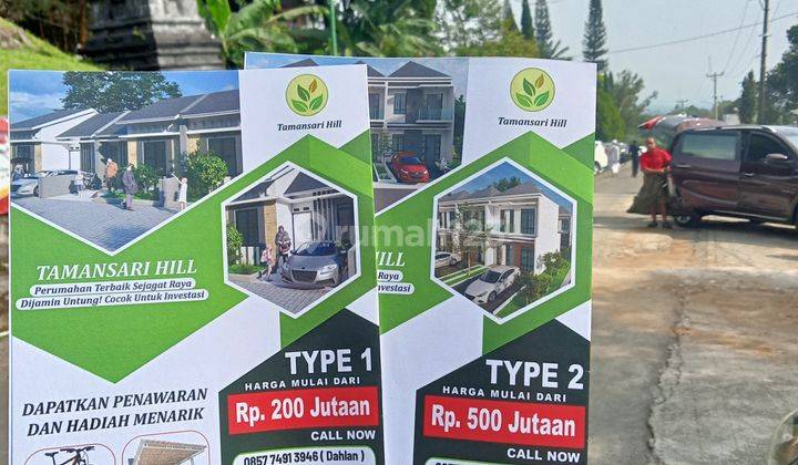 Perumahan cluster di Tamansari hill bogor dijual  1