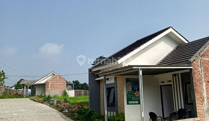 Dijual rumah 1 lantai konsep dapur terbuka view gunung salak  2