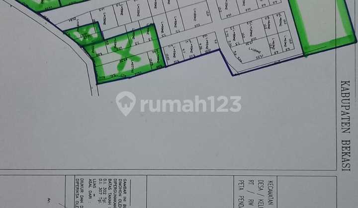 Dijual Tanah Kavling Luas 6600m² di Sriamur Tambun Utara Bekasi 3