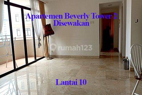 Apartemen Beverly Tower Disewakan - semifurnish siap huni 1