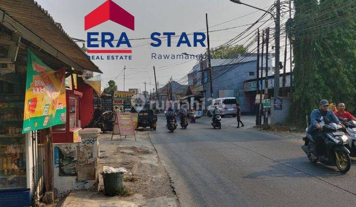 Tempat Usaha yang strategis ! Di tepi Jalan besar yang sangat ramai, cocok untuk berbagai usaha Ruang Usaha di Jl. Wibawa Mukti No.81 RT 008 RW 002, Jati Luhur - Jati Asih, Kota Bekasi 225 m SHM 2