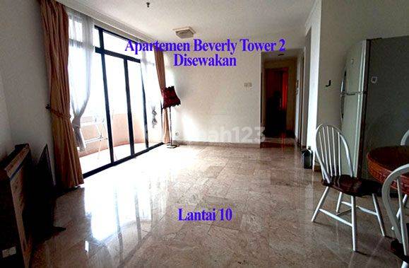 Apartemen Beverly Tower Disewakan - semifurnish siap huni 2