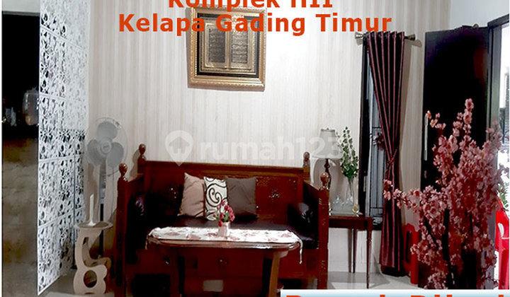 House for Sale on Jl Hii Kelapa Gading North Jakarta