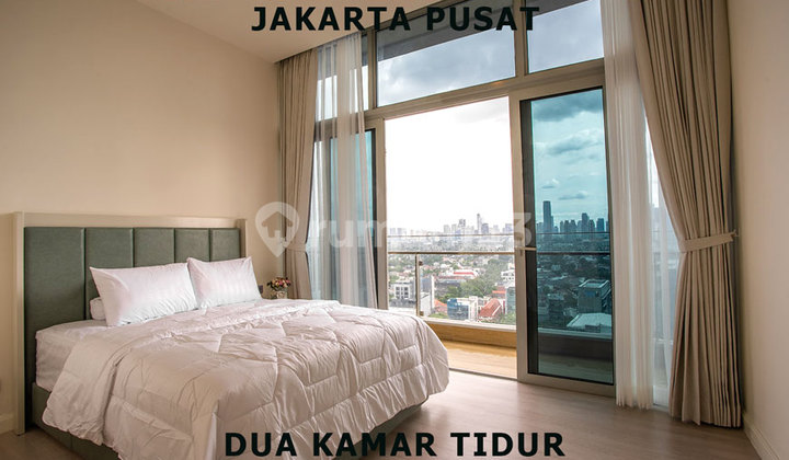 Sewa Apartemen Dua Kamar Tidur di Jakarta Pusat - 158 m2 furnish 2