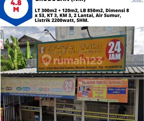 lokasi stategis cocok tempat usaha jln gajah mada 1