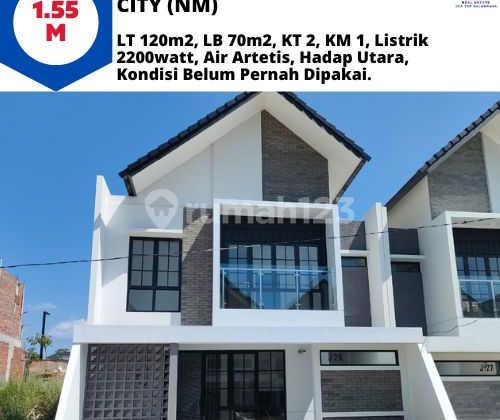for sale rumah baru the miles bsb city  1