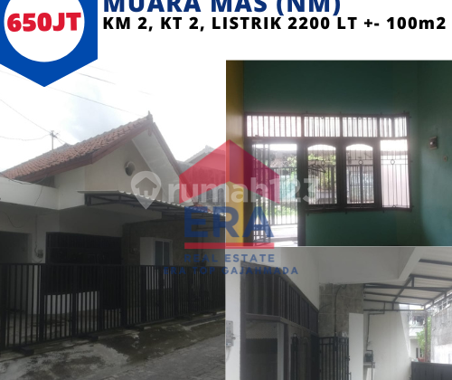 Dijual Rumah Muaramas 1