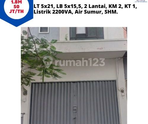 For Rent: 2-Story Shop House on Elang Raya Sambiroto Main Road, Very Strategic Location. 1