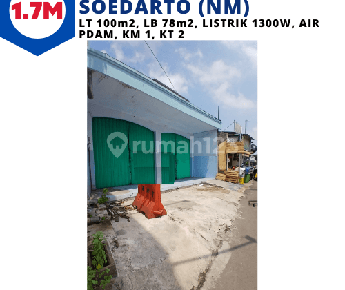 Jual Ruko Soedarto 1