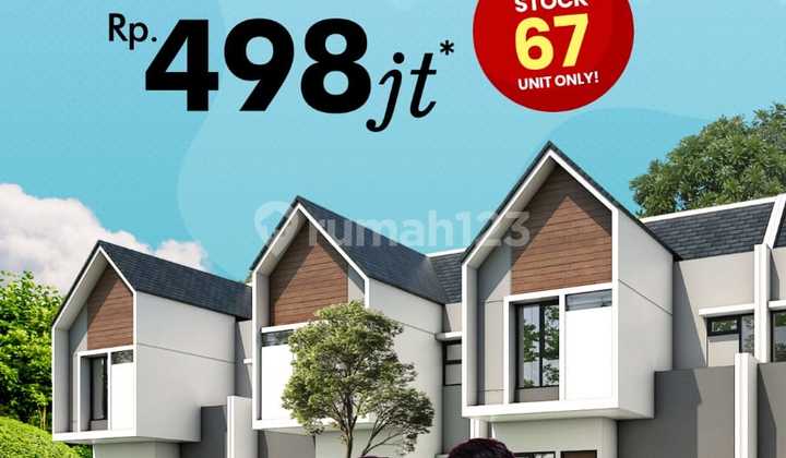 Rumah mewah dekat stasiun serpong harga perdana 1