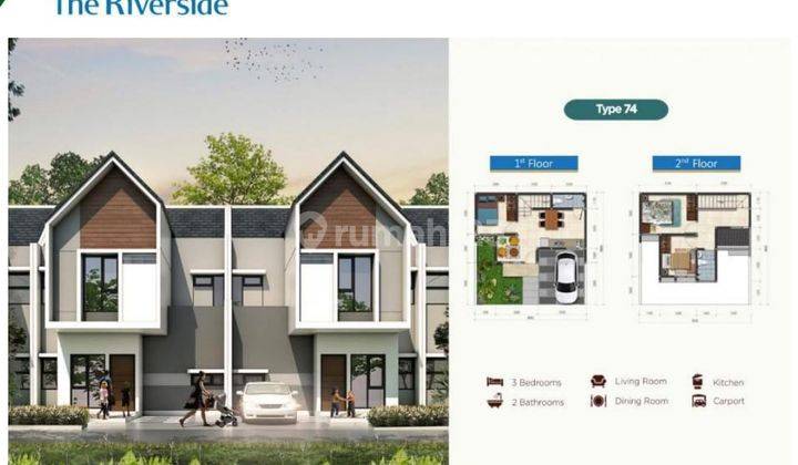 Rumah mewah dekat stasiun serpong harga perdana 4