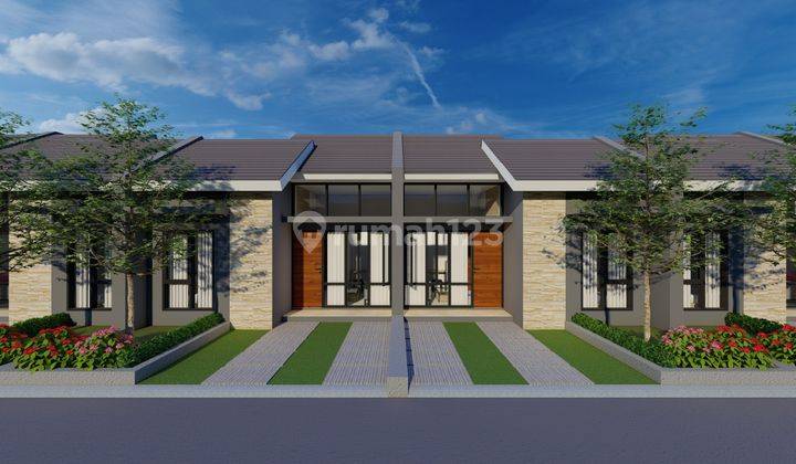 Rumah 1lantai subsidi biaya KPR 15juta dp ringan 5