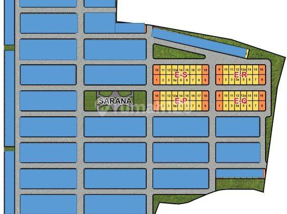 Rumah 1lantai subsidi biaya KPR 15juta dp ringan 6