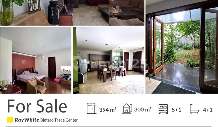 Rumah, 2 Lantai Pondok Indah Luas Tanah 394, Harga 15M Nego