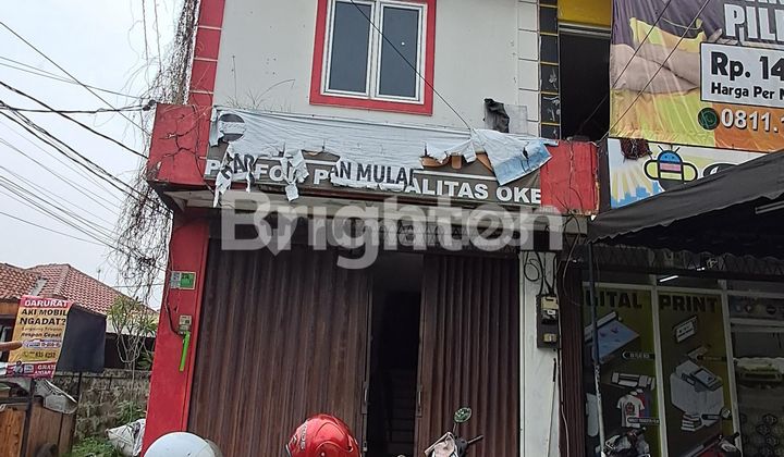 RUKO DISEWAKAN MURAH LOKASI PINGGIR JALAN SINDANGBARANG LOJI 1