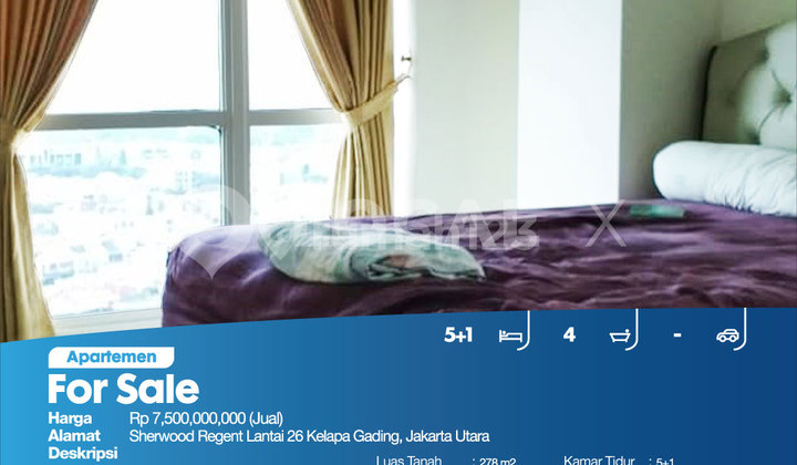 Apartemen Sherwood Regent Lantai 26 Kelapa Gading, Jakarta Utara 2