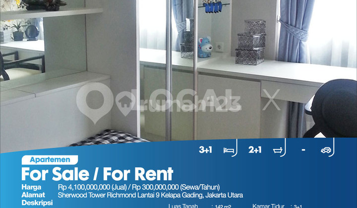 Sherwood Tower Richmond Apartment 9th Floor Kelapa Gading, North Jakarta 2