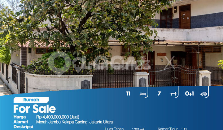 Rumah Merah Jambu Kelapa Gading, Jakarta Utara 2