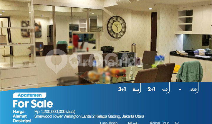 Apartemen Sherwood Tower Wellington Lantai 2 Kelapa Gading, Jakarta Utara 2