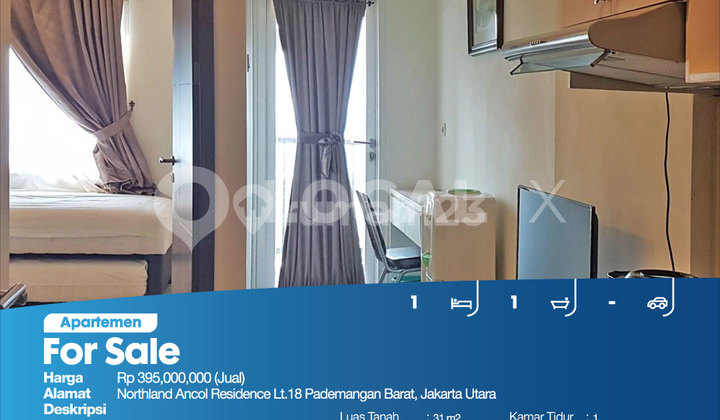 Apartemen Northland Ancol Residence Lt.18 Pademangan Barat, Jakarta Utara 2