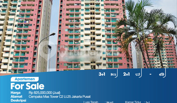 Apartemen Cempaka Mas Tower C2 Lt.25 Jakarta Pusat 2