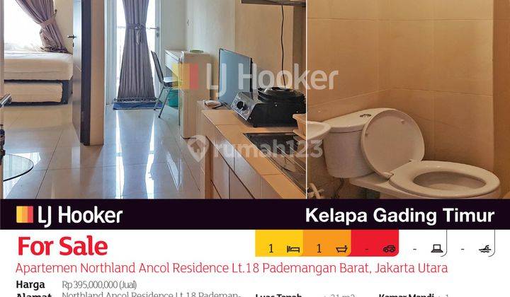 Apartemen Northland Ancol Residence Lt.18 Pademangan Barat, Jakarta Utara 2