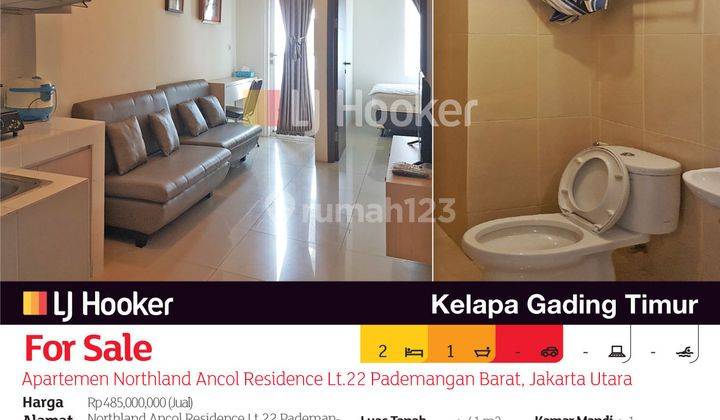 Apartemen Northland Ancol Residence Lt.22 Pademangan Barat, Jakarta Utara 2