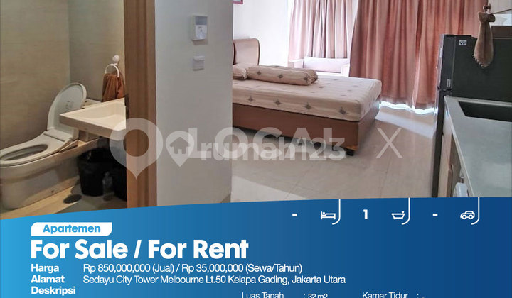 Sedayu City Tower Melbourne 50th Floor, Kelapa Gading, North Jakarta 2