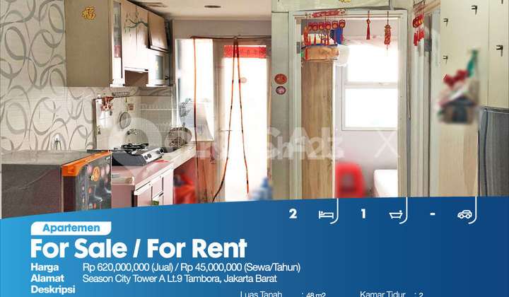 Apartemen Season City Tower A Lt.9 Tambora, Jakarta Barat