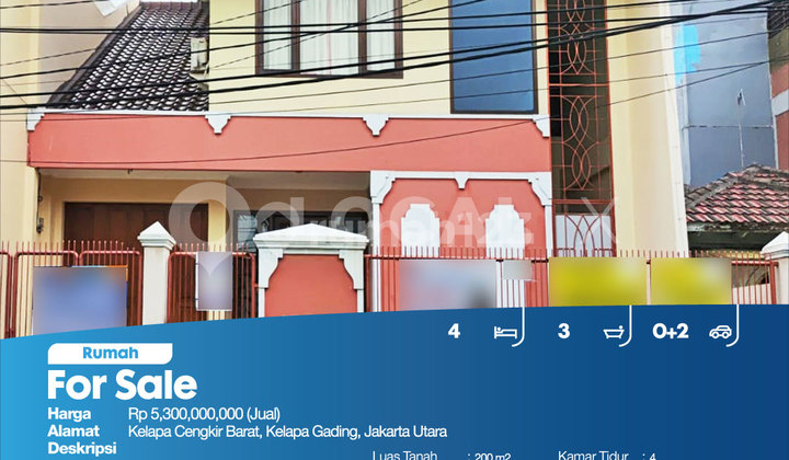 Rumah Kelapa Cengkir Barat, Kelapa Gading, Jakarta Utara 2