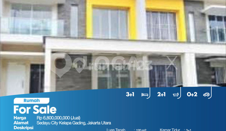Rumah Sedayu City Kelapa Gading, Jakarta Utara 2