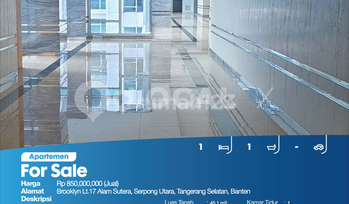 Brooklyn Apartment 17th Floor, Alam Sutera, North Serpong, South Tangerang, Banten 2