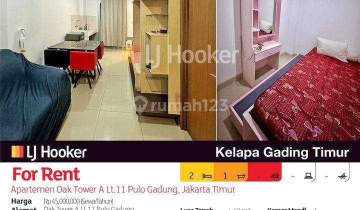 Apartemen Oak Tower A Lt.11 Pulo Gadung, Jakarta Timur 2