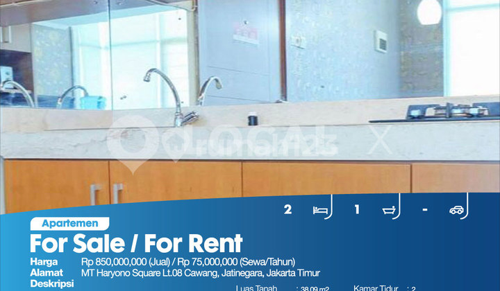 Apartemen Mt Haryono Square Lt.8 Cawang, Jatinegara, Jakarta Timur 2