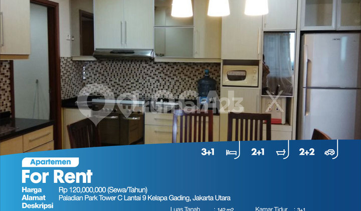 Paladian Park Tower C 9th Floor Apartment, Kelapa Gading, North Jakarta 2