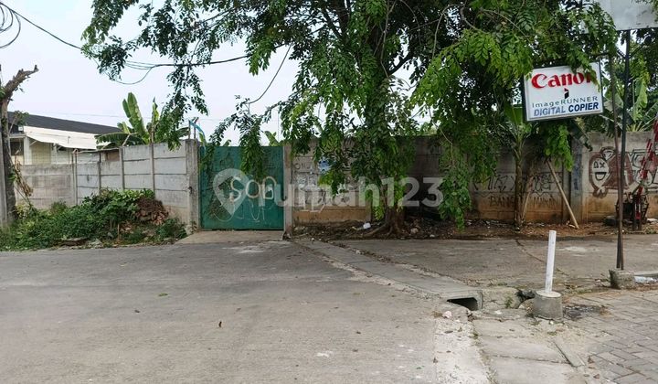 Dijual Tanah Dan 2 Unit Gudang Pinggir Jalan Jelupang Serpong Banten