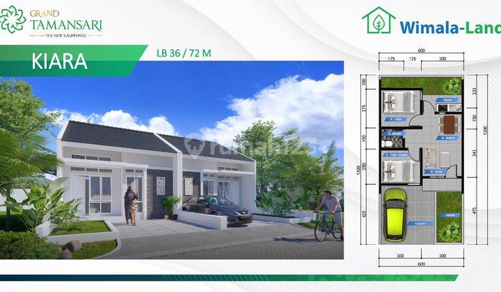 Rumah Modern Full Bata Merah Fasilitas Super Lengkap 1