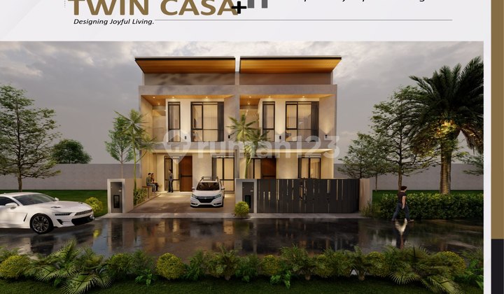 Rumah Baru Modern di Kawasan Setrasari Pasteur Dekat Tol 2