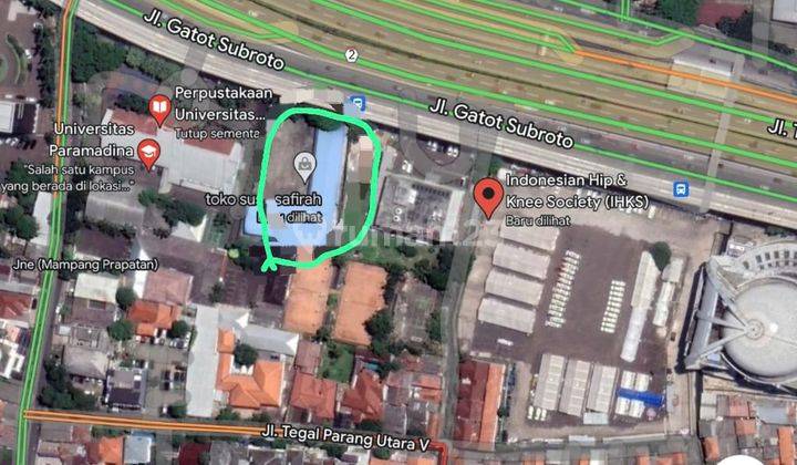 Dijual Tanah Di Gatot Subroto Harga Dibawah NJOP 2